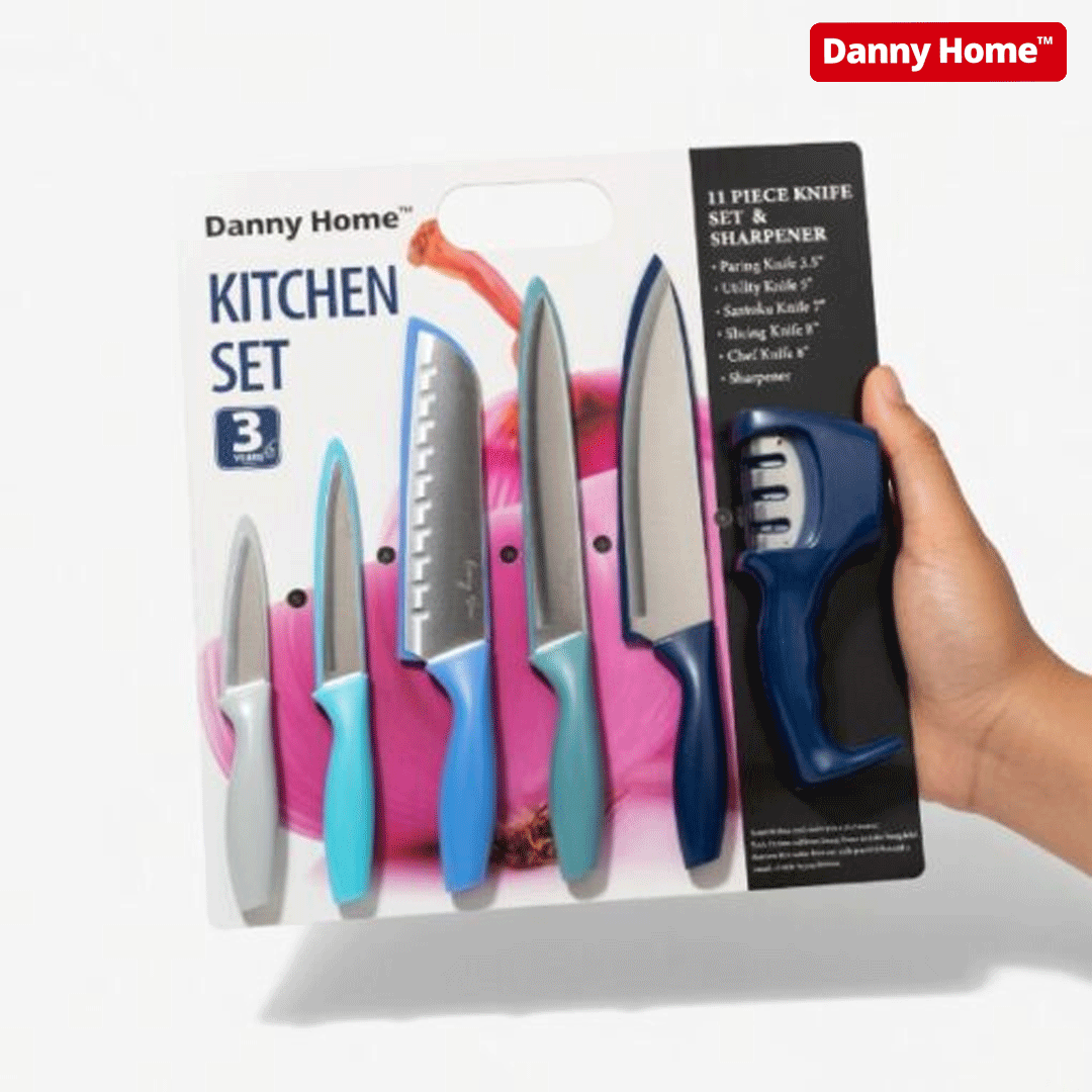Danny Home Multipurpose Kitchen Knife Set 6Pcs