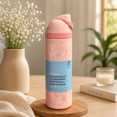 Owala FreeSip Water Bottle 24oz – Pink Bow