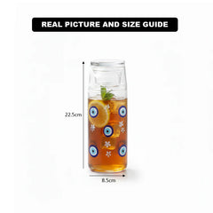 Printed 800ml Glass Carafe