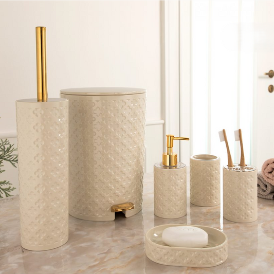 Floral Series 6-Piece Bathroom Set