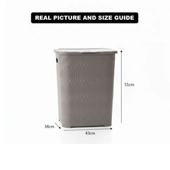 Prestige Bamboo Pattern Laundry Basket