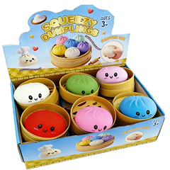 New Squishy Glitter Dumpling Sensory Toy with Box for Stress Relief