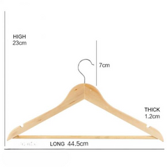 WOODEN HANGER 3PCS SET