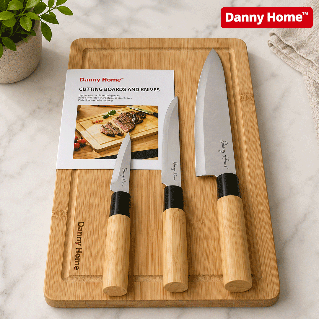Danny Home Multipurpose Kitchen Knife Set 4Pcs