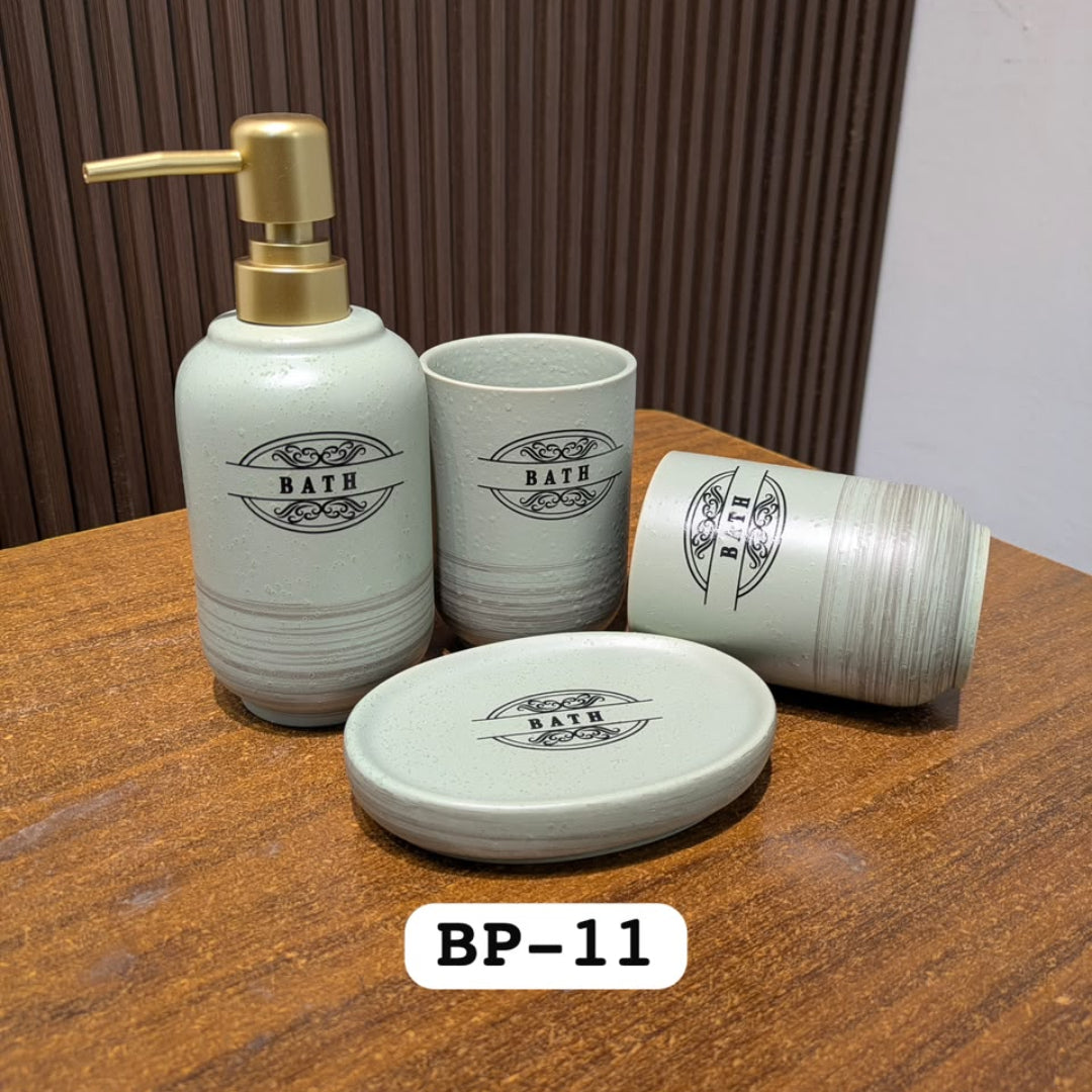 4-Piece Bathroom Accessories Set