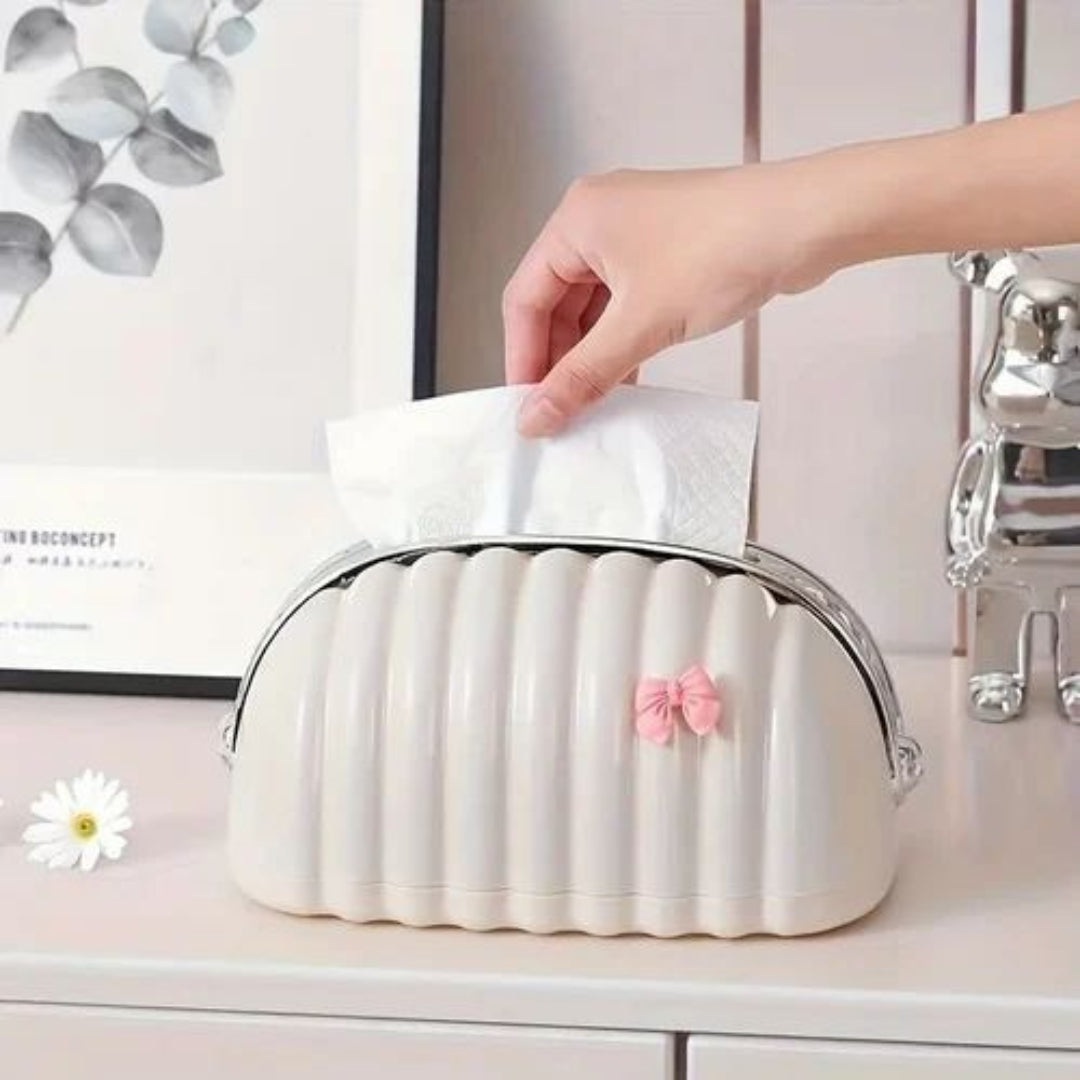 Luxury Shell Tissue Box Cover
