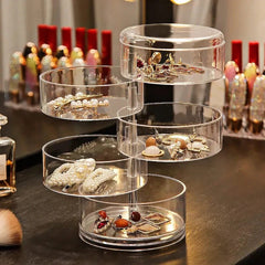 Acrylic Rotating Jewelry Organizer – 5 Layer 💫
