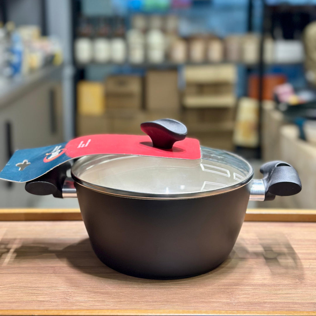 TVS Ceramic Coated Cooking Pot – 20cm