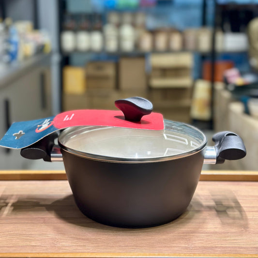 TVS Ceramic Coated Cooking Pot – 20cm
