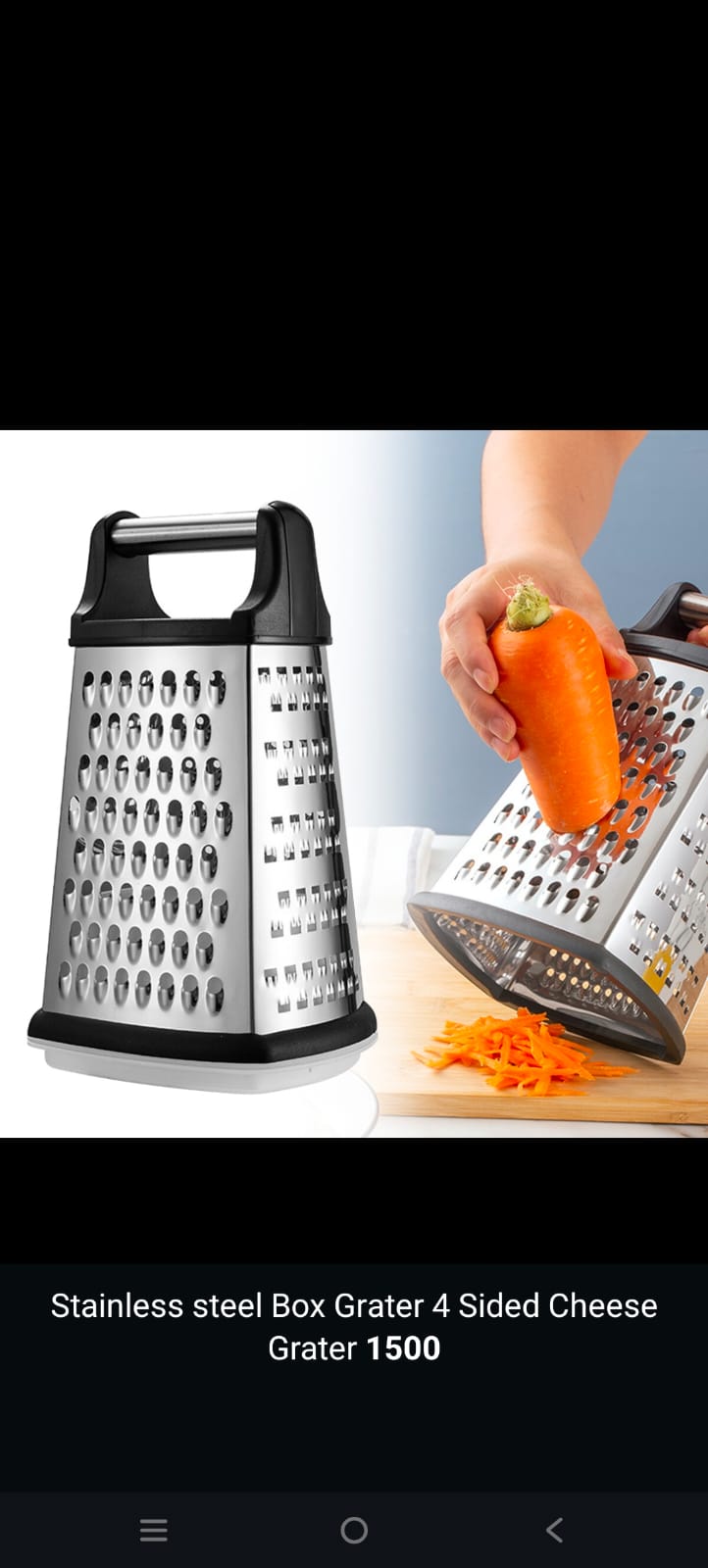 Stainless Steel Grater.