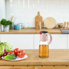 Graceful Pour Oil Dispenser with Handle