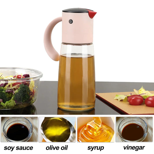 Graceful Pour Oil Dispenser with Handle