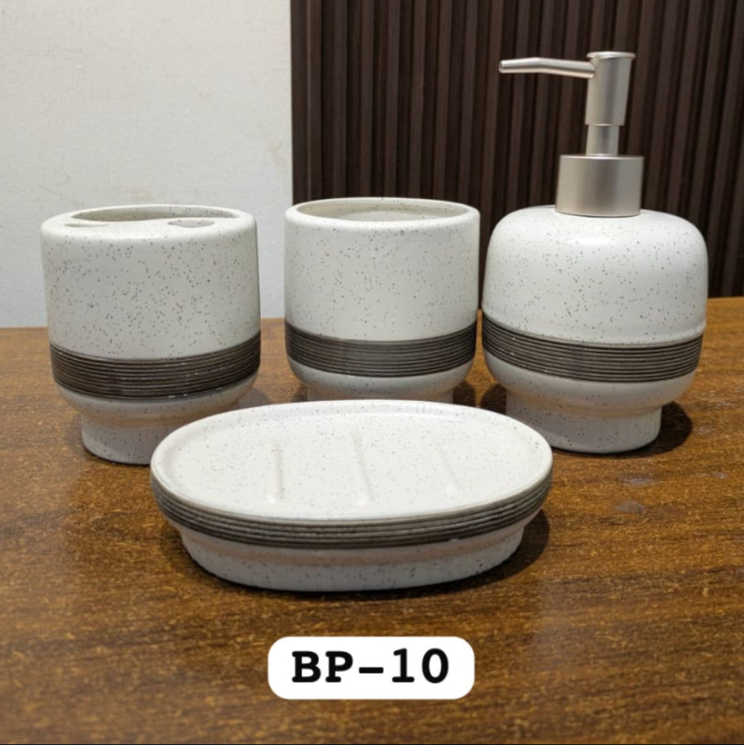 4-Piece Bathroom Accessories Set