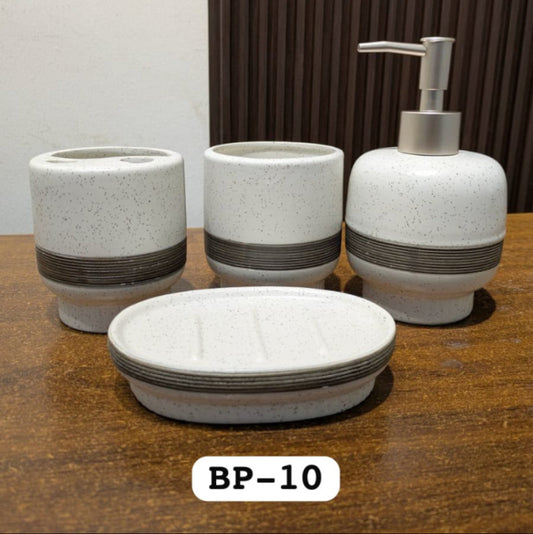 4-Piece Bathroom Accessories Set
