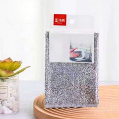 5pcs Multipurpose Wire Dishwashing Cloths for Wet and Dry Cleaning