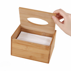 Bamboo Wooden Tissue Box