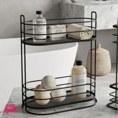 Danny Home 2-Tier Storage Rack Oval