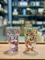 Double Wall Dried Flower 350ml Glass