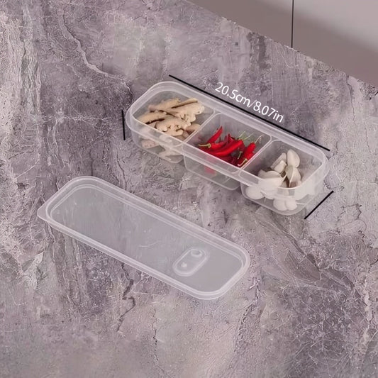 Narrow Compartment Food Storage Containers