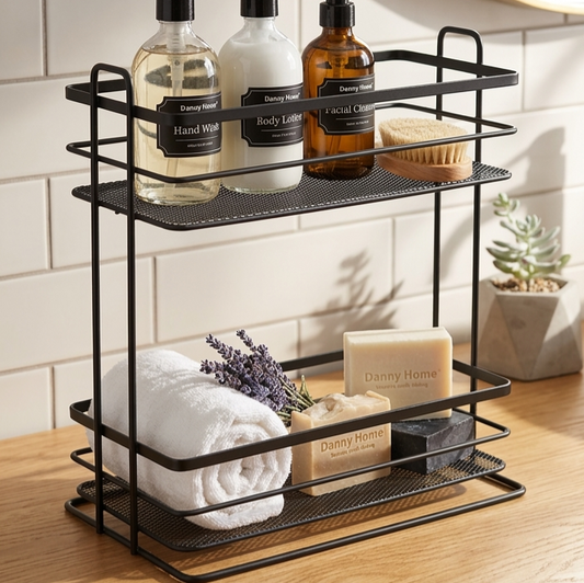 Danny Home 2-Tier Storage Rack Rectangle