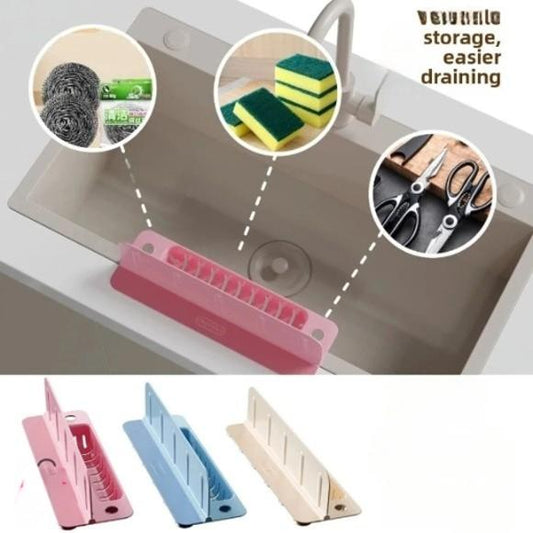 Kitchen Sink Splash Guard and Caddy