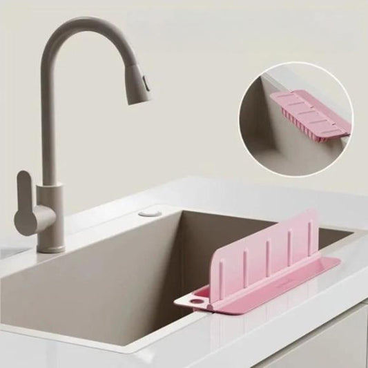 Kitchen Sink Splash Guard and Caddy